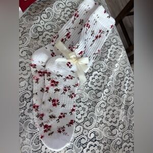 Charming Cherry Blossom Women's Socks - 1 pr